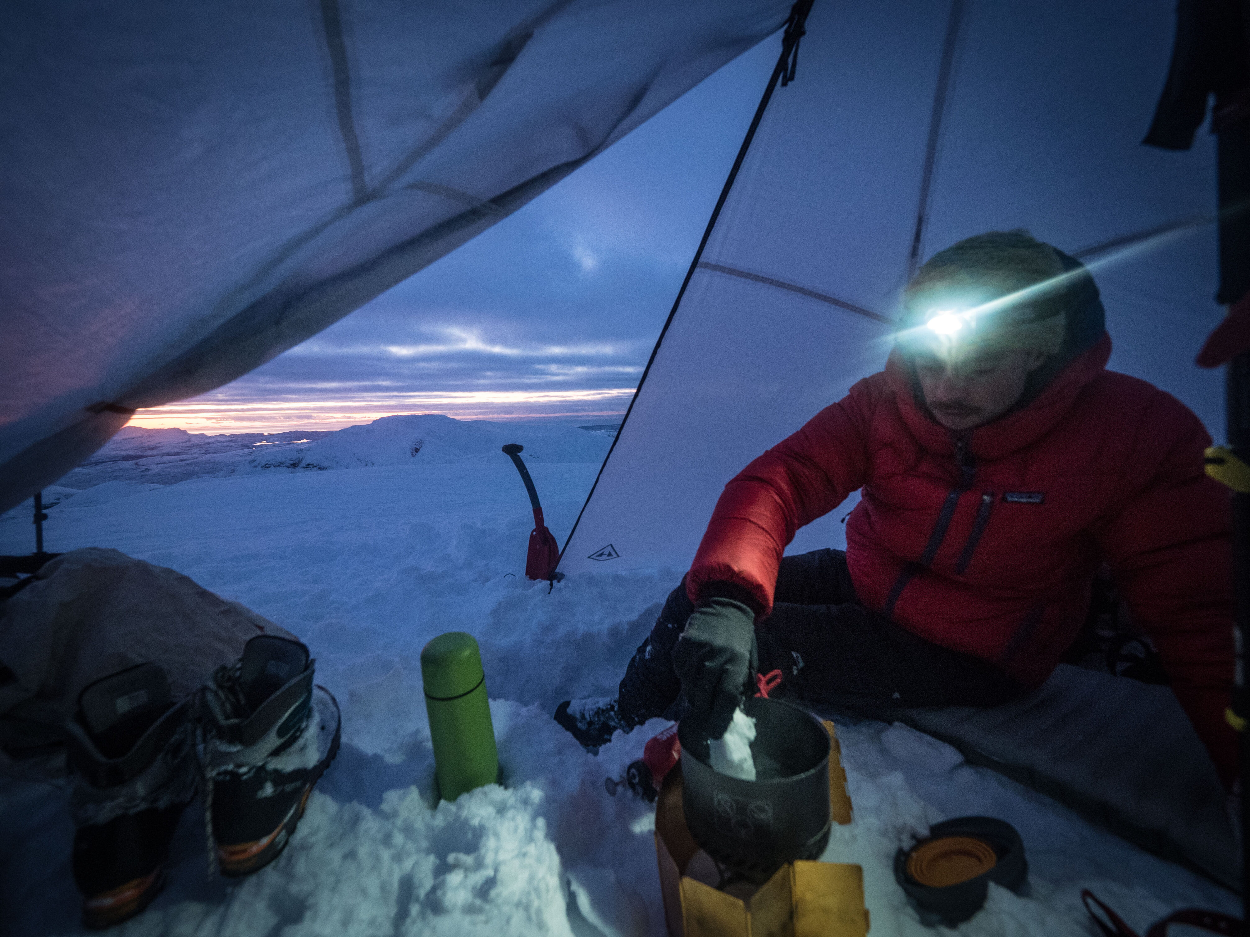 winter camping