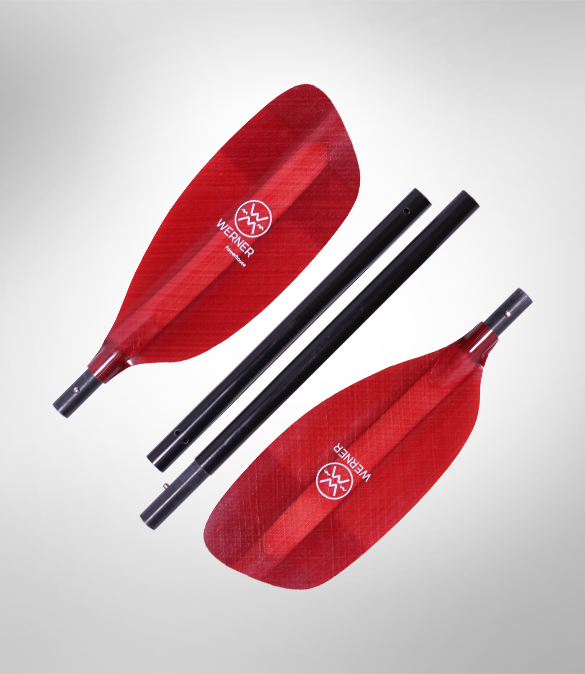 Werner Paddles Powerhouse 4 Piece Straight Shaft