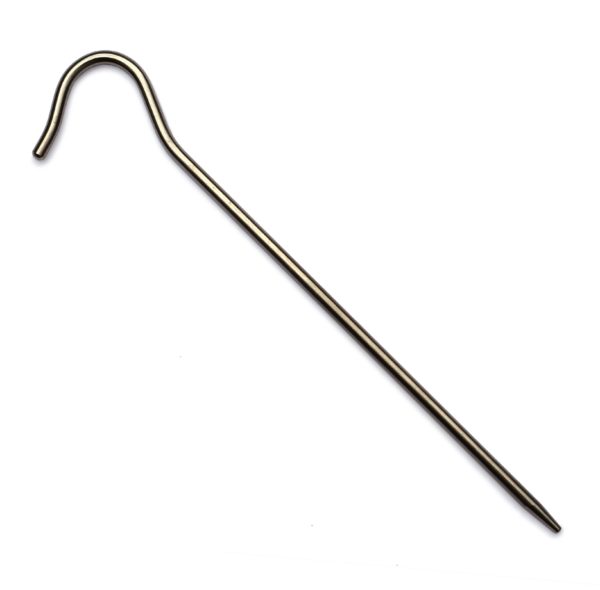 Vargo Titanium Shepherd's Hook Tent Pegs 6 Pack